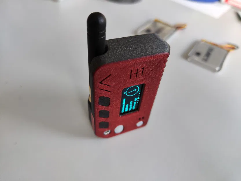 Meshtastic Muzi H1 REMIX - Phiên bản 1100mAh (Không logo + Không lỗ khóa + Tùy chọn Buzzer + nút điều hướng + Kẹp dây) - Image 9