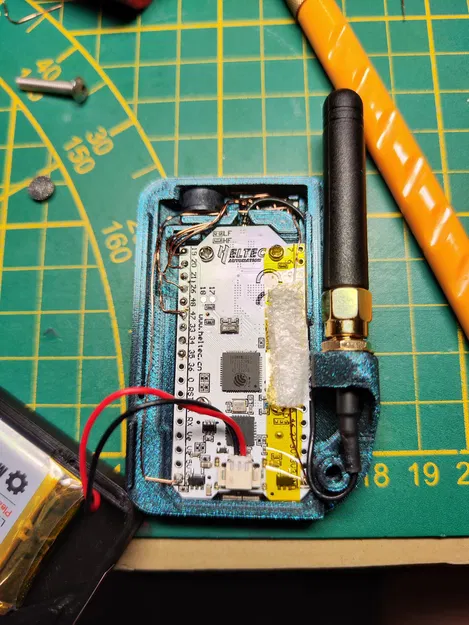 Meshtastic Muzi H1 REMIX - Phiên bản 1100mAh (Không logo + Không lỗ khóa + Tùy chọn Buzzer + nút điều hướng + Kẹp dây) - Image 17