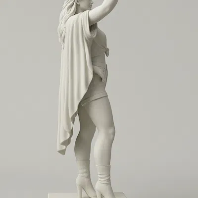 Tượng Nữ thần Tự do Selfie Phiên bản Hiện đại