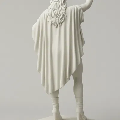 Tượng Nữ thần Tự do Selfie Phiên bản Hiện đại