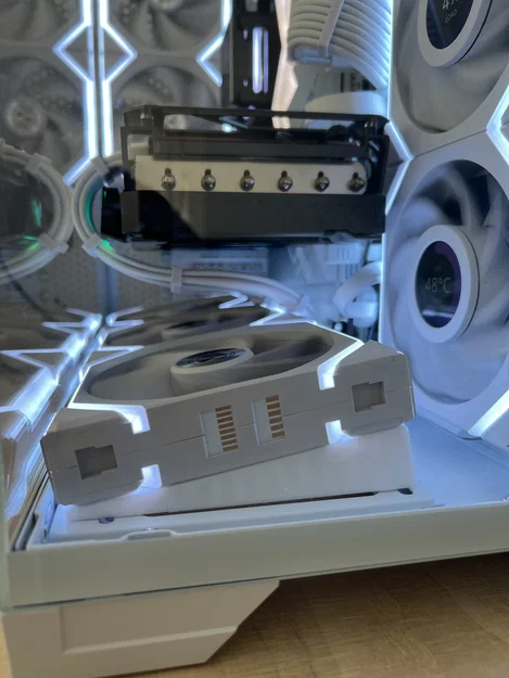 Giá đỡ quạt PC 120mm Góc nghiêng – V1 - Image 4