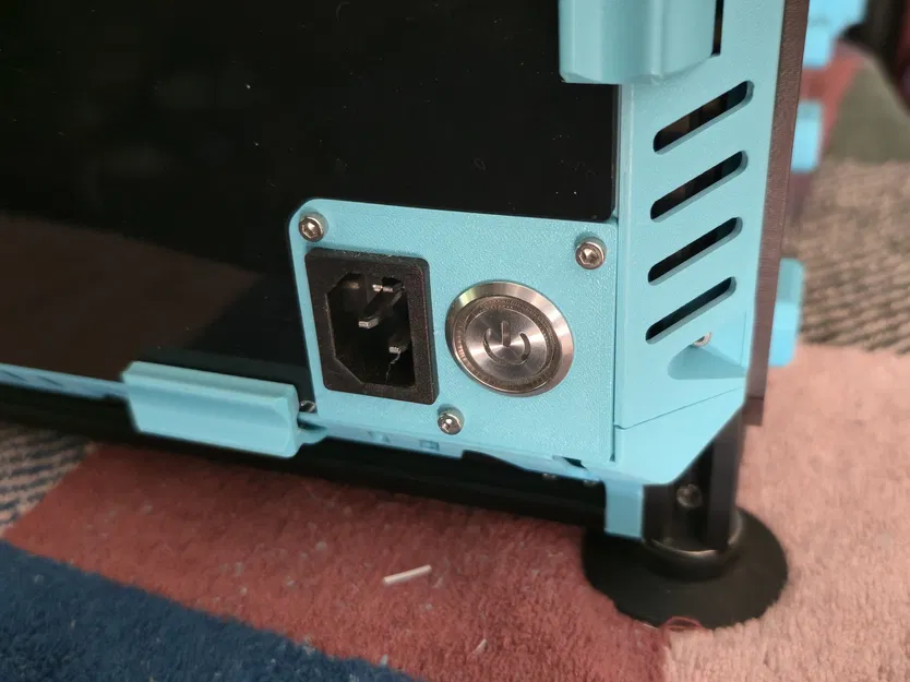 Giá đỡ nút nguồn Ender 3 NG v1.2 C14 và 22 mm - Image 2