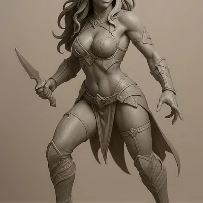 Elara, Nữ Tặc Rừng Xanh - Mô Hình Paintable