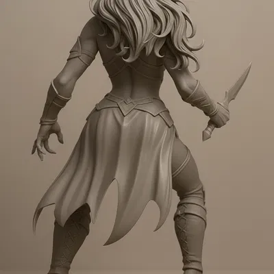 Elara, Nữ Tặc Rừng Xanh - Mô Hình Paintable