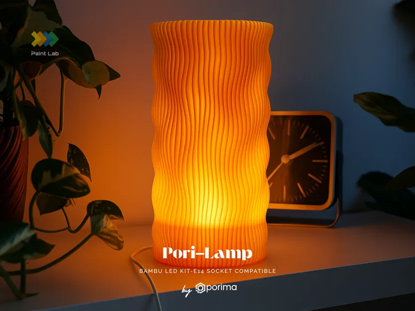 Pori-Lamp V1 - Đèn LED Sáng Tạo Theo Dạng Sóng - Image 1