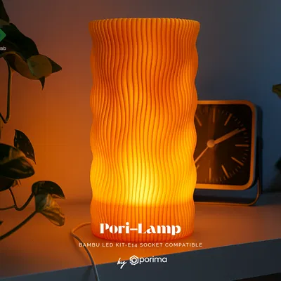 Pori-Lamp V1 - Đèn LED Sáng Tạo Theo Dạng Sóng