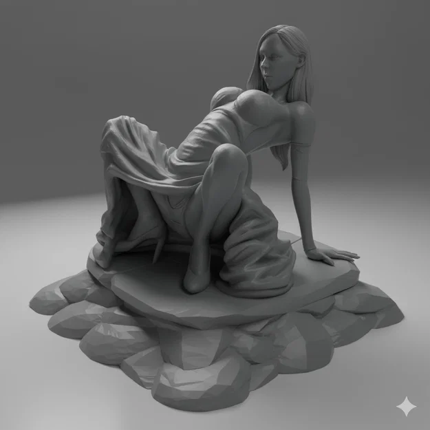 Đế Điện Thoại Hình Cô Gái Đá Rock Sexy - Image 1