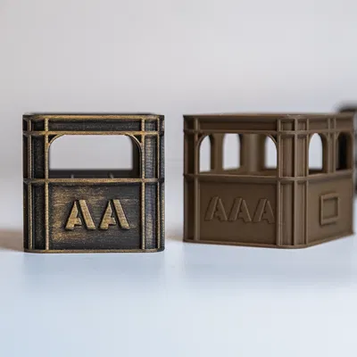 Hộp Đựng Pin AA và AAA Có Chỉ Báo Hết/Đầy