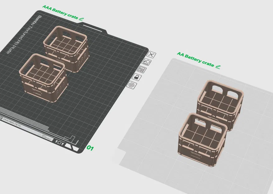 Hộp Đựng Pin AA và AAA Có Chỉ Báo Hết/Đầy - Image 6