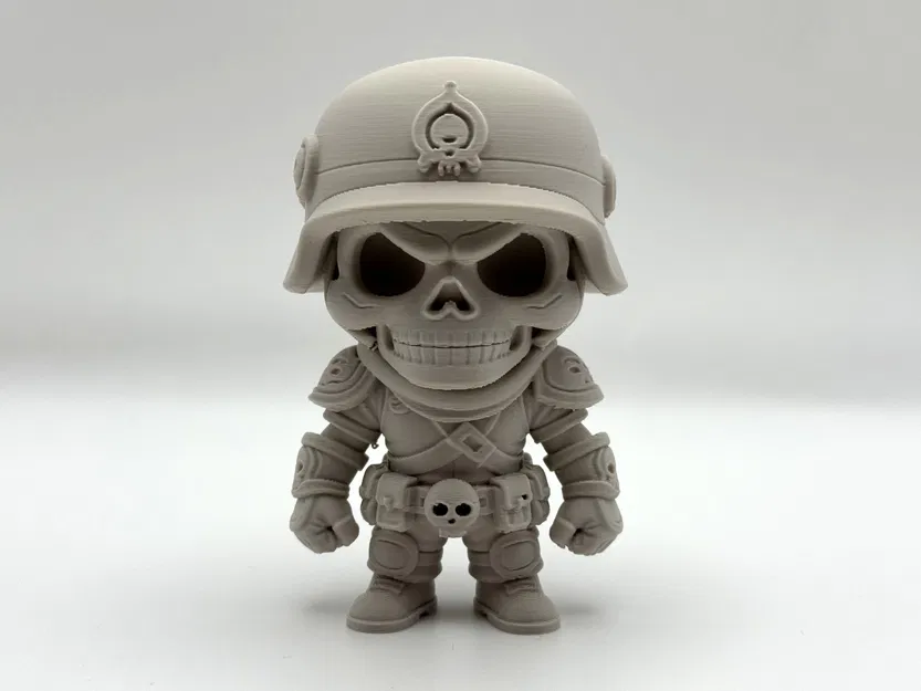 Mô Hình 3D Chiến Binh Bộ Xương Sẵn Sàng Chiến Đấu - Image 1