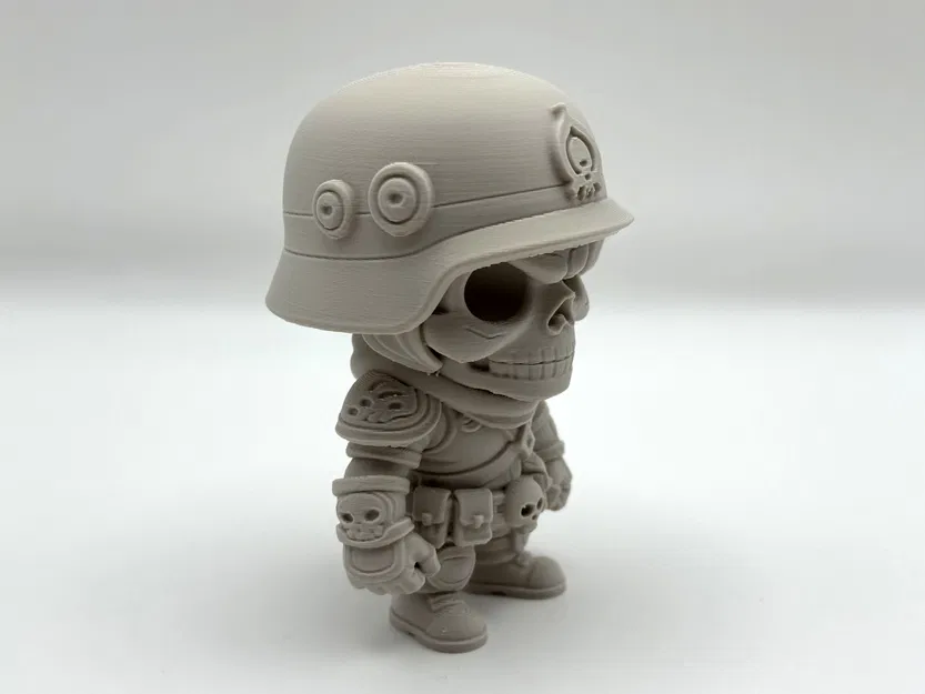 Mô Hình 3D Chiến Binh Bộ Xương Sẵn Sàng Chiến Đấu - Image 2