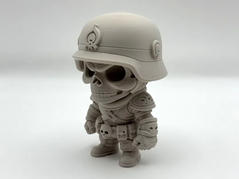 Mô Hình 3D Chiến Binh Bộ Xương Sẵn Sàng Chiến Đấu - Image 4