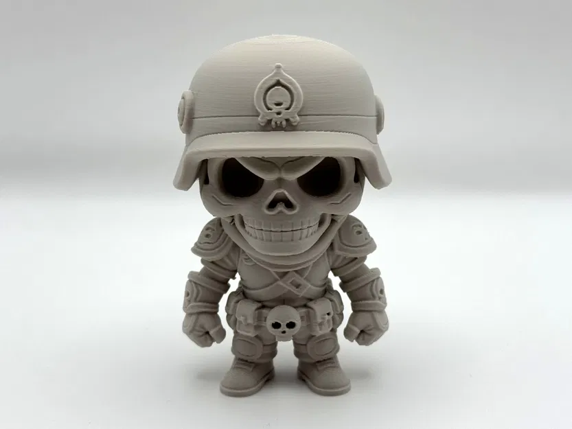 Mô Hình 3D Chiến Binh Bộ Xương Sẵn Sàng Chiến Đấu - Image 5