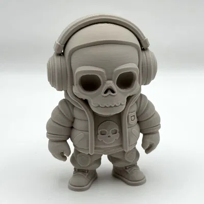 Mô Hình Skeleton Nghe Nhạc Chất Lừ