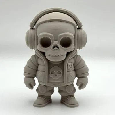 Mô Hình Skeleton Nghe Nhạc Chất Lừ