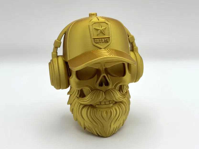 Tạc Tượng Đầu Lâu Râu Dài 3D - Image 1