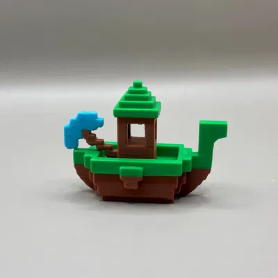 Minecraft Benchy – Sẵn sàng ra khơi & Đào!