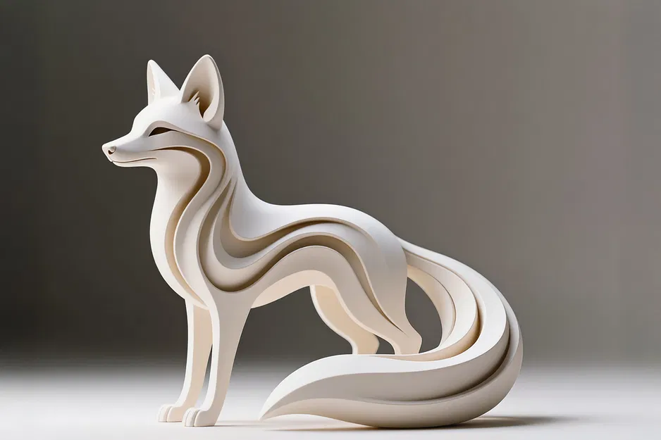 Tượng Hồ Ly Biomorph - Image 1