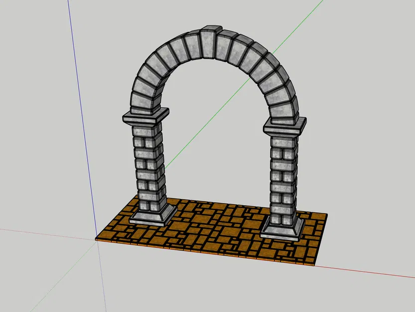 Mô hình Vòm Chỏm Tròn (Arco de medio punto o arco de cañon) - Image 1