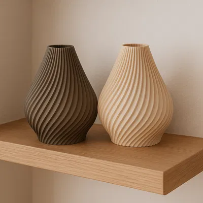 Chậu Hoa Xoắn - Trang Trí Nhà Cửa