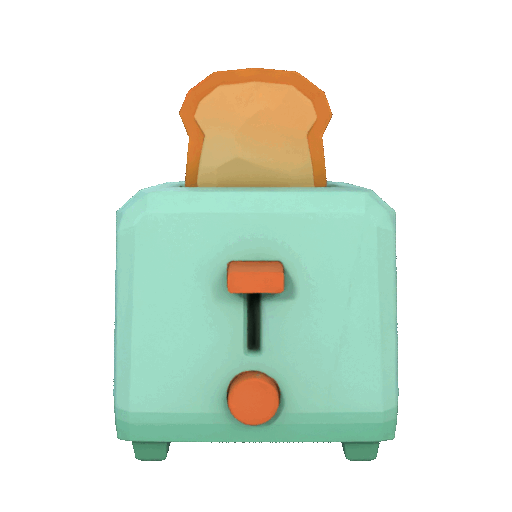 Máy nướng bánh mì đồ chơi hình khối thấp - Thumbnail 3