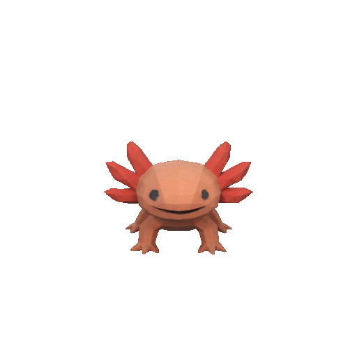 Kỳ nhông Axolotl Low Poly - Image 2