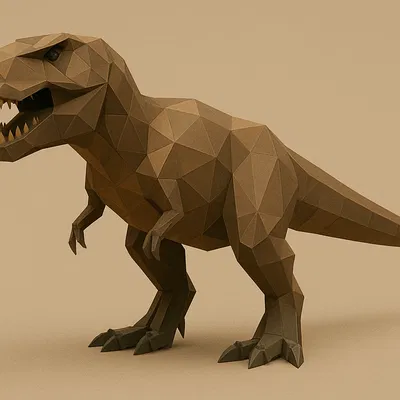 Khủng long T-Rex chân thấp đứng