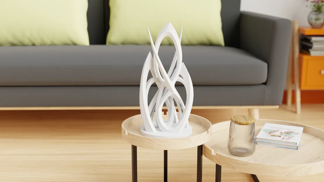 Tượng Trang Trí Bàn Làm Việc Phong Cách Trừu Tượng - Image 1