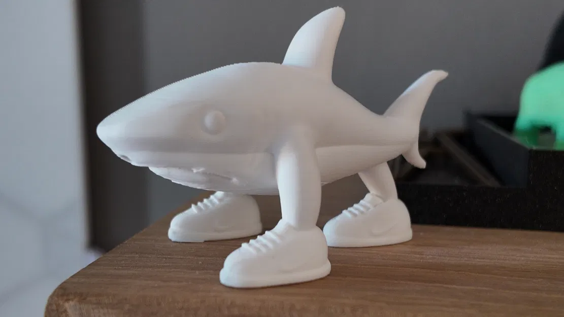 Mô hình 3D Tralalero Tralala - Cá mập biết bơi - Image 1