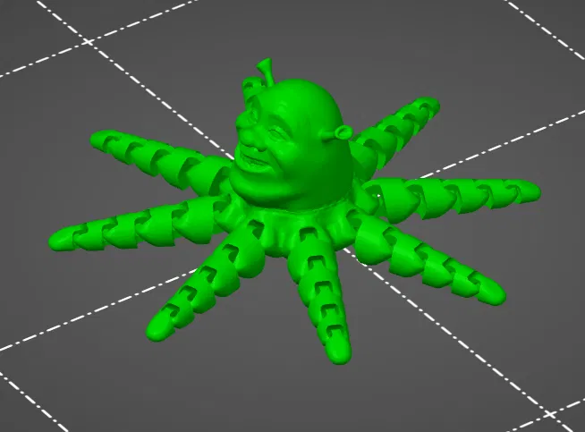 Mô Hình Shrektopus - Đứa Con Lai Giữa Shrek Và Bạch Tuộc - Image 1