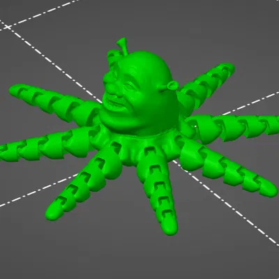 Mô Hình Shrektopus - Đứa Con Lai Giữa Shrek Và Bạch Tuộc