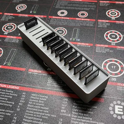 Khay Gridfinity Đựng Thẻ Nhớ SD