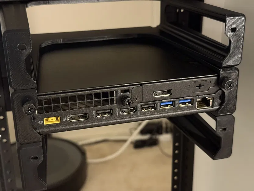 Đế gắn tủ rack 10 inch cho Lenovo Thinkcentre m920q (m720q) Tiny - Image 2