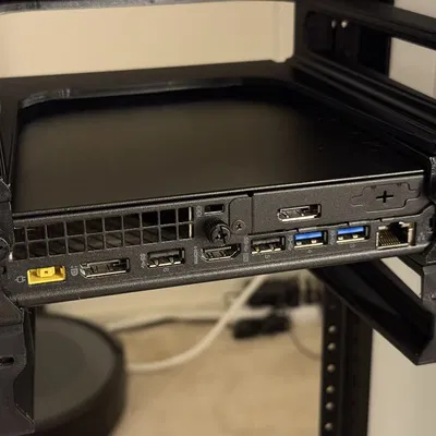 Đế gắn tủ rack 10 inch cho Lenovo Thinkcentre m920q (m720q) Tiny