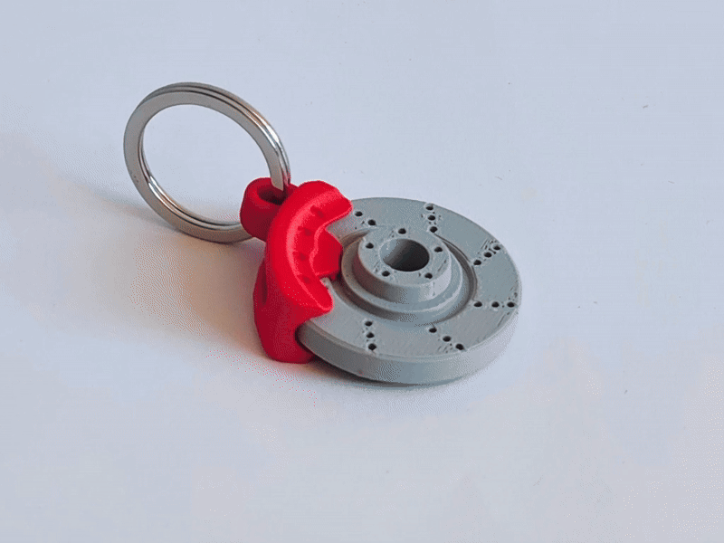 Móc khóa đĩa thắng xoay được