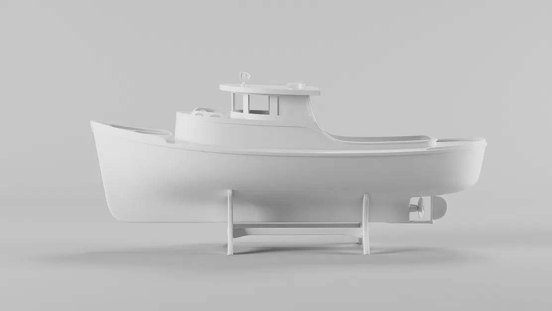 Mô Hình Thuyền Đánh Cá 3D Miễn Phí - STL - Image 3