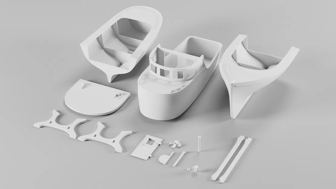 Mô Hình Thuyền Đánh Cá 3D Miễn Phí - STL - Image 4