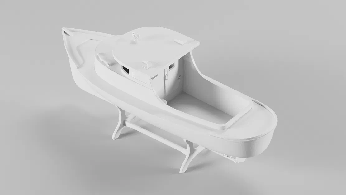 Mô Hình Thuyền Đánh Cá 3D Miễn Phí - STL - Image 8