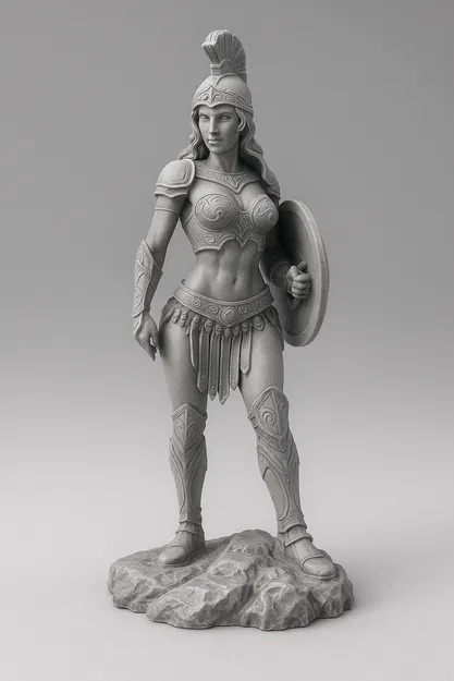 Tượng Athena's Guard Paintable Figure - Mô hình Tượng Thần Thoại - Image 1