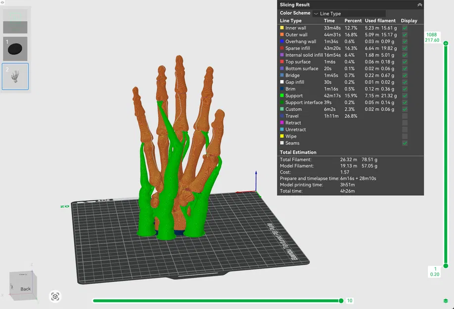 Bàn Tay Bộ Xương Có Đế - Image 5