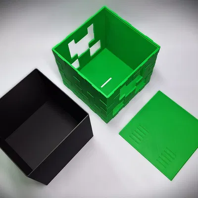 Heo Đất Creeper Minecraft – In 3D Hoàn Chỉnh