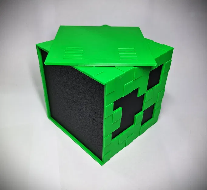 Heo Đất Creeper Minecraft – In 3D Hoàn Chỉnh - Image 3