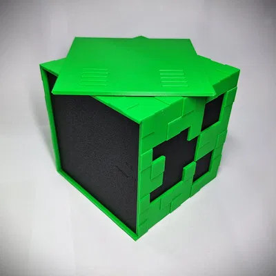 Heo Đất Creeper Minecraft – In 3D Hoàn Chỉnh