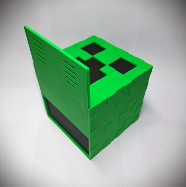 Heo Đất Creeper Minecraft – In 3D Hoàn Chỉnh - Image 7