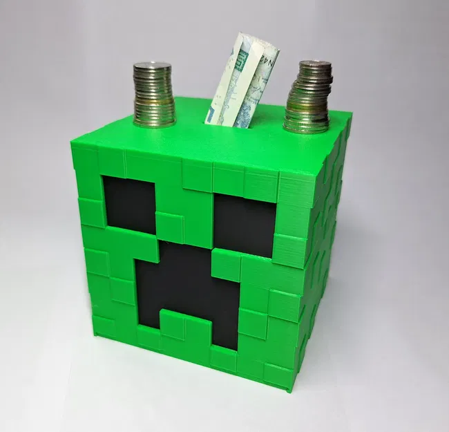 Heo Đất Creeper Minecraft – In 3D Hoàn Chỉnh - Image 8