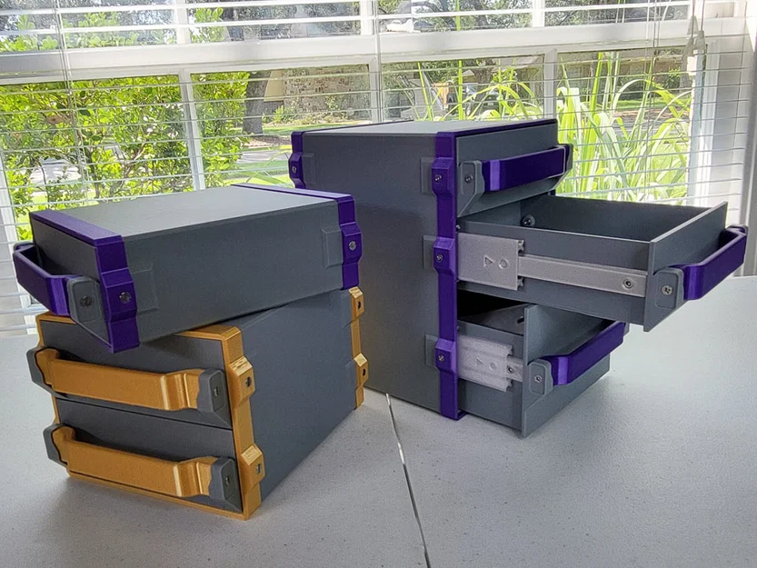 Hệ thống ngăn kéo FuExRaPiLiRa: Mở rộng hoàn toàn, bánh răng hành trình, ray trượt - Image 1