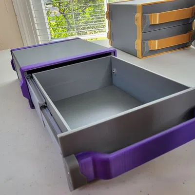 Hệ thống ngăn kéo FuExRaPiLiRa: Mở rộng hoàn toàn, bánh răng hành trình, ray trượt