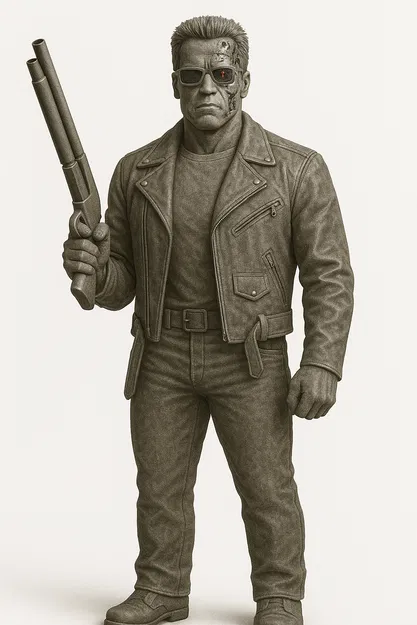 Mô hình Terminator 3D - Image 1