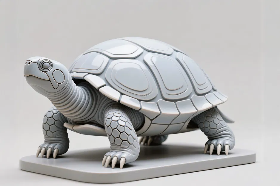 Rùa, Điêu Khắc Lục Giác - Tượng Trang Trí Độc Đáo - Image 1