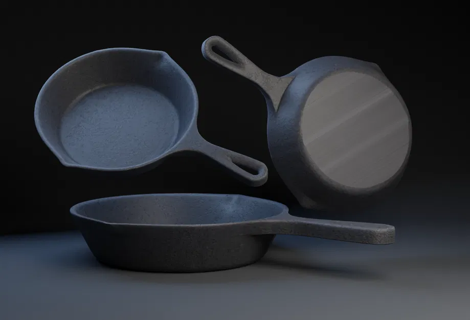 Chảo Chơi Giả Cổ Bằng Gang - Image 1